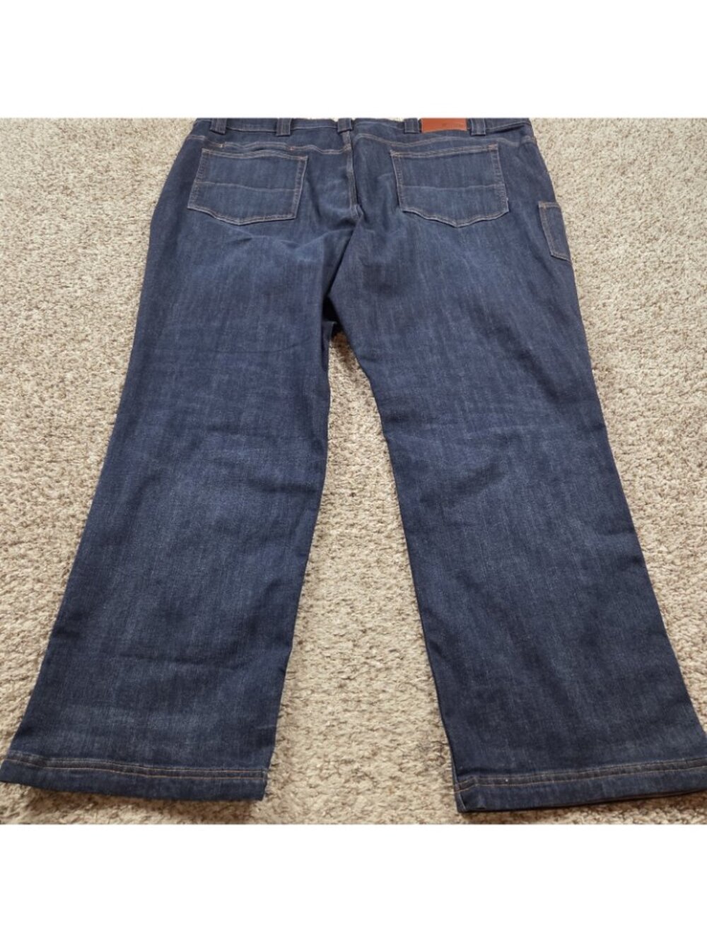 Duluth Trading Jeans Men's 48x32 Flex Ballroom Straight Denim Work - Picture 5 of 6